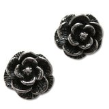 Cercei studs din argint Silver Dreams - Trandafiri 1.2 cm